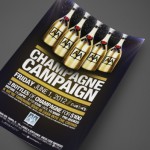 Champagne Campaign at AJA Channelside Print Design by Ryan Orion Agency