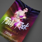Party Rock at The Drynk Print Design by Ryan Orion Agency