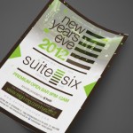 New Years Eve 2012 and Grand Opening Party at Suite Six Print Design by Ryan Orion Agency