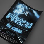 Tron Edition of Fresh Fridays with the Illuminautians at AJA Channelside Print Design by Ryan Orion Agency