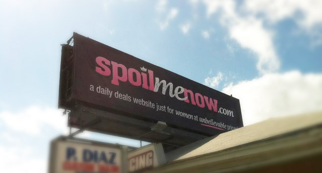 SpoilMeNow.com Billboard on Kennedy Blvd & Dale Mabry Hwy by Ryan Orion Agency