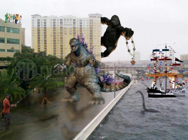 Shark & Friends on Bayshore Blvd. Tampa, FL - Credit: Bobby Blish